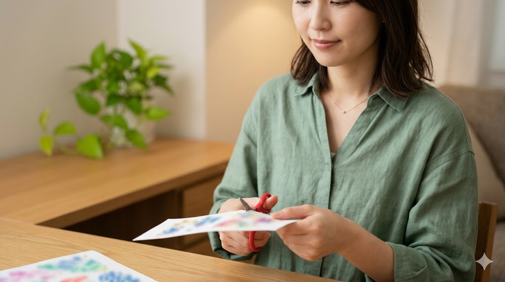 落ち着いた雰囲気の書斎で、アジア人女性が机に向かい、韓国語の動詞の語幹と短い否定・長い否定の接続方法を注意深く比較しながら学習している。