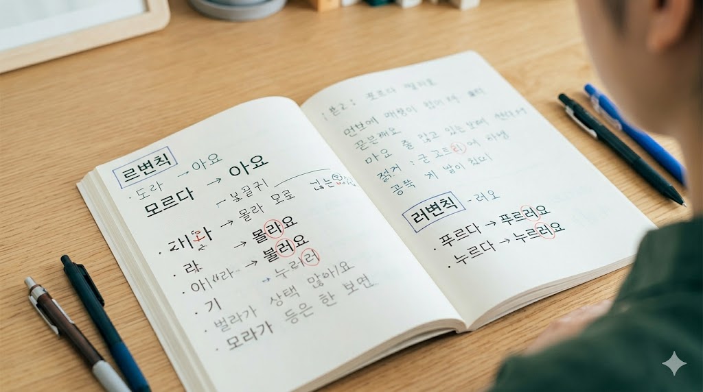 르変則が適用される条件と変化