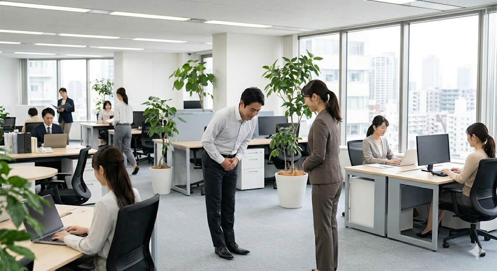 誠実な謝罪の場面における正しい韓国語表現のイメージ