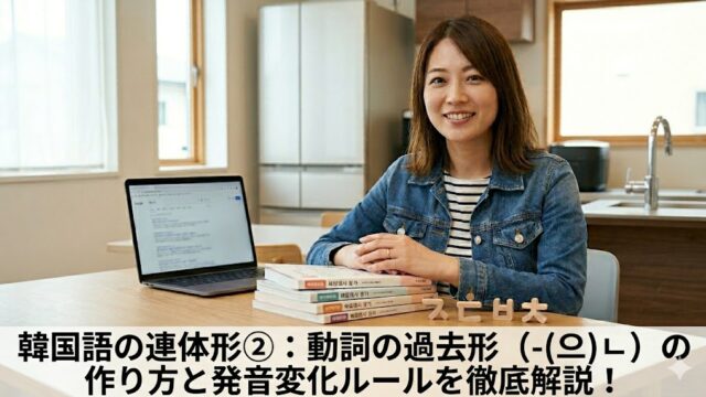 韓国語の連体形②：動詞の過去形（-(으)ㄴ）の作り方と発音変化ルールを徹底解説！
