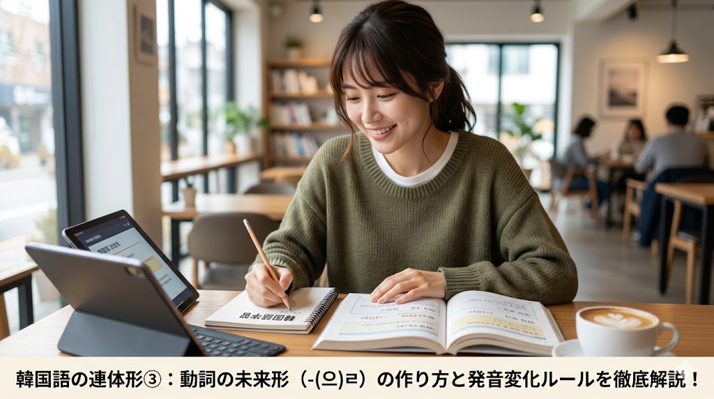 韓国語の連体形③：動詞の未来形（-(으)ㄹ）の作り方と応用表現を徹底解説