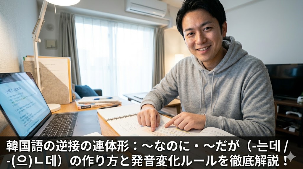韓国語の지만と는데の違いと比較
