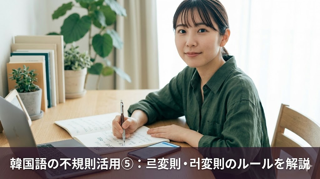 韓国語の不規則活用⑤：르変則・러変則のルールを徹底解説！