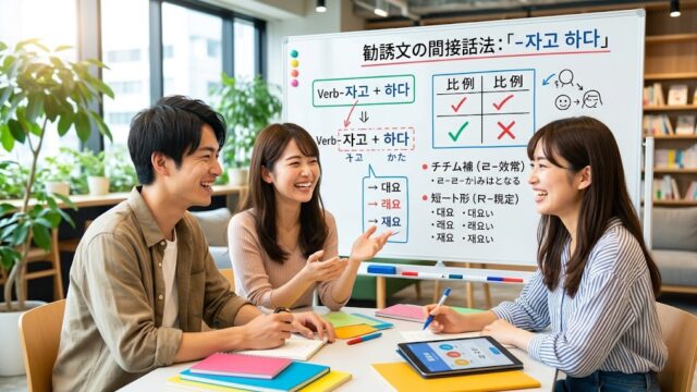 平叙文の「아니라고 하다」