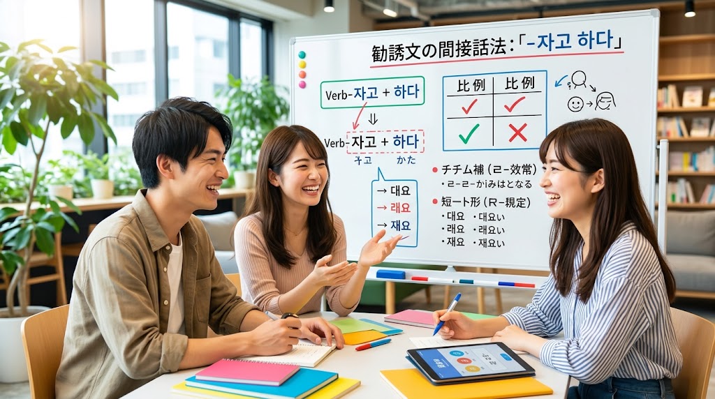 平叙文の「아니라고 하다」