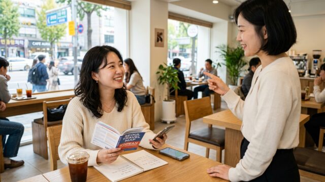 Asking How to Do in Korean TOPIK Dialogue
