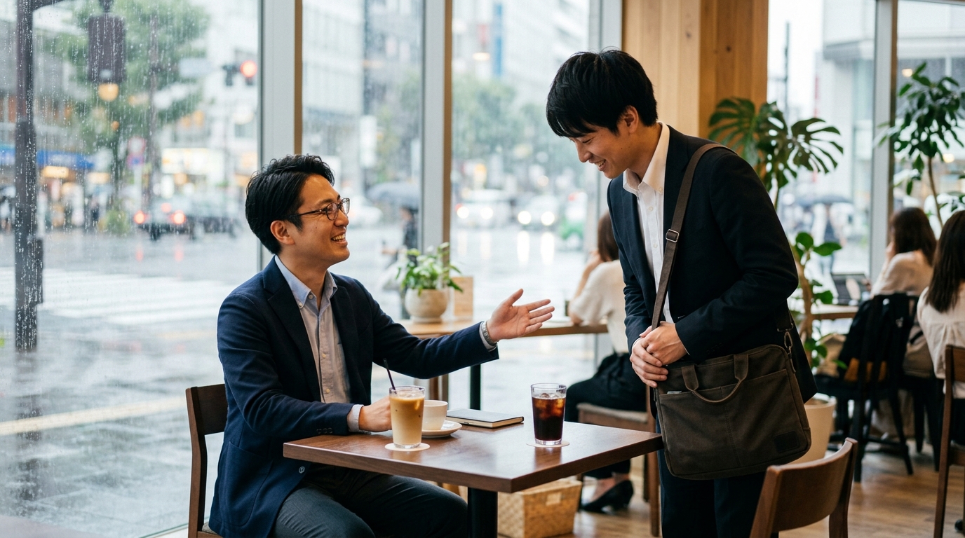 遅刻や好きを伝える実践会話ダイアログ