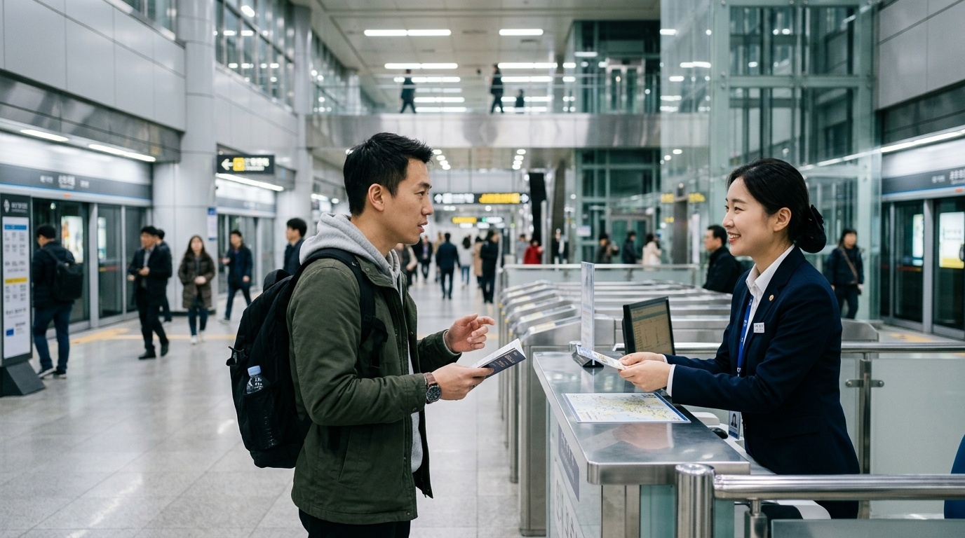 Asking travel time and transportation methods in basic Korean