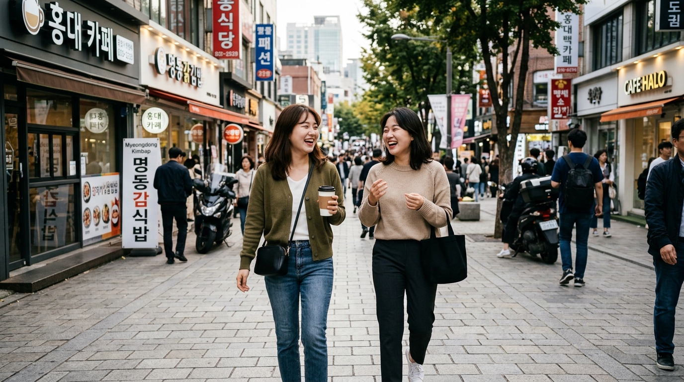 Korean adverb together kachi and hamkke