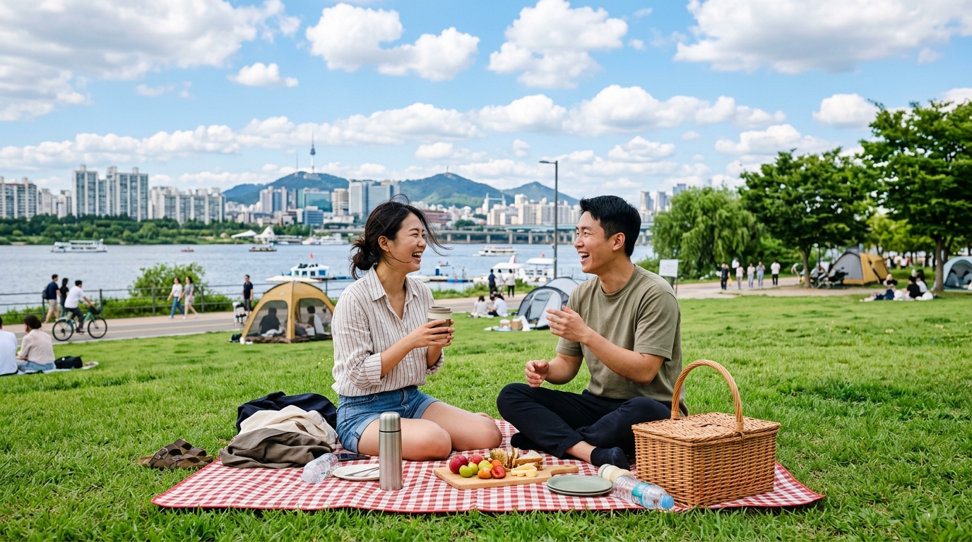 Discussing Weekend Weather and Picnic Plans