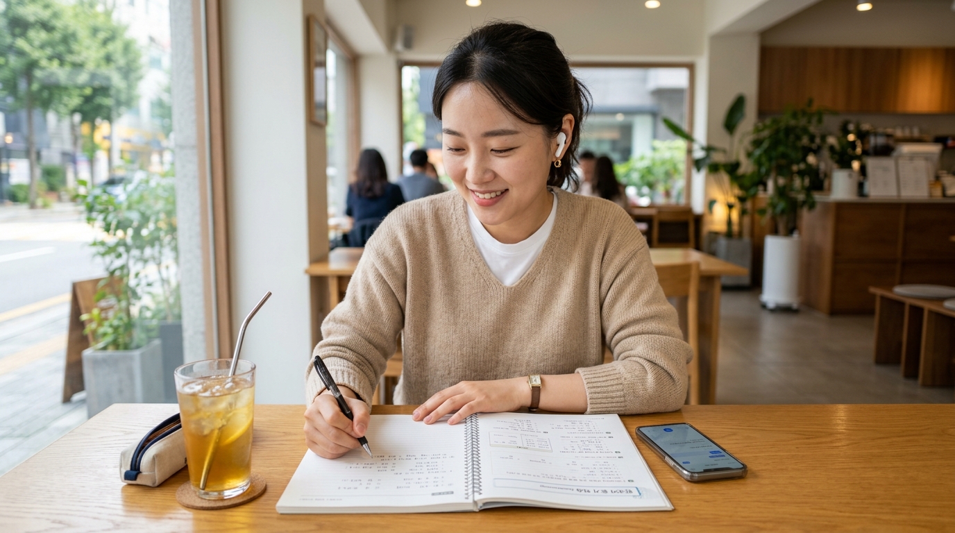 TOPIK Level 1 listening question strategy for shopping
