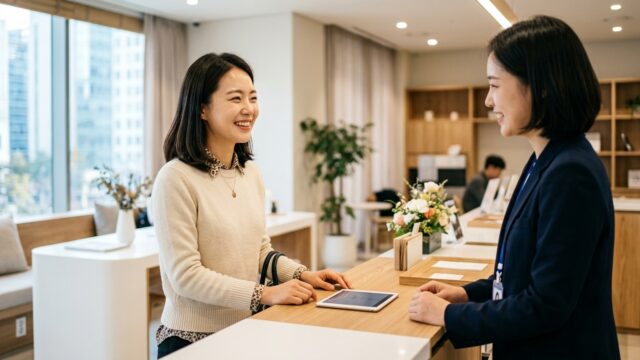 【TOPIK1級対策】韓国の郵便局・銀行での会話！荷物を送る・両替する