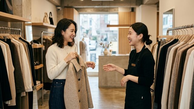 【TOPIK1級対策】韓国での買い物トラブル？サイズ交換と返品の会話