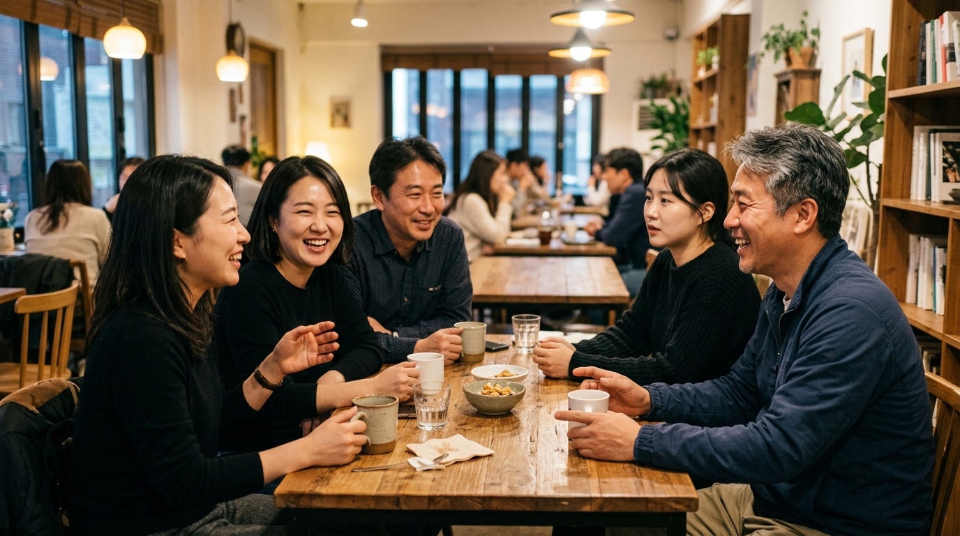 Real Everyday Korean Conversation Using Action Sequencing